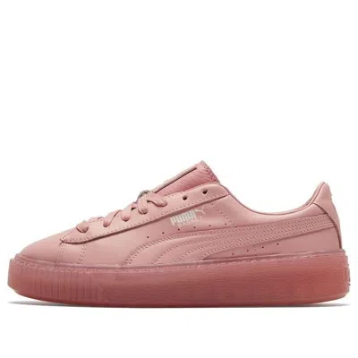 Puma (wmns)  Basket Platform Core Pink Low Board Shoes