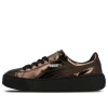 Puma (wmns)  Basket Platform 'metallic Bronze' In Brown
