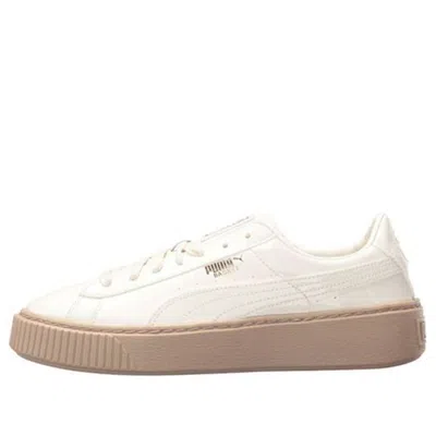 Puma (wmns)  Basket Platform Patent Marshmallow 'white'