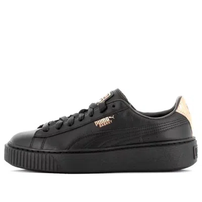Puma (wmns)  Basket Platform Rg 'black Gold'
