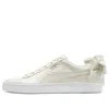 Puma (wmns)  Basket Suede Bow Leisure Board Shoes Creamy/white
