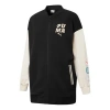 Puma (wmns)  Bomber Logo Printing Retro Colorblock Jacket Black