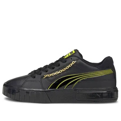 Puma (wmns)  Cali Star Dark Dreams Sneakers Black/yellow In Green