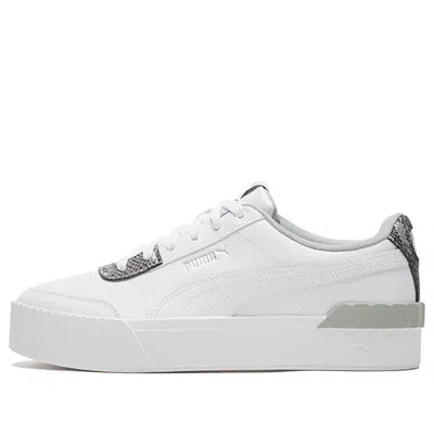 Puma (wmns)  Carina Lift Snake White/snake Print Low Casual Board Shoes