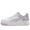 Puma (wmns)  Carina Street Sneakers 'white Lilac' In Gray