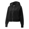Puma (wmns)  Casual Embroidered Zipper Short Hooded Jacket Black