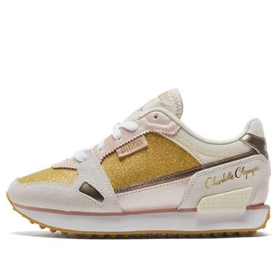 Puma (wmns)  Charlotte Olympia X Mile Rider 'gold Glitter'