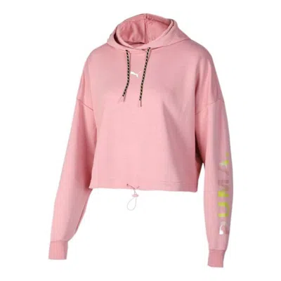 Puma (wmns)  Chase Cropped Hoodie 'pink White'