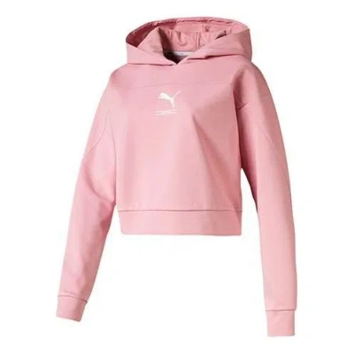 Puma (wmns)  Classic Logo Hoodie 'pink'