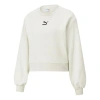 Puma (wmns)  Classics Balloon Sleeve Crew Neck Sweater 'white' In Neutral