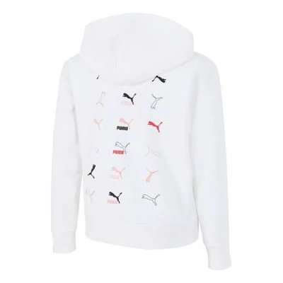 Puma (wmns)  Classics Logo Graphics Hoodie 'white'