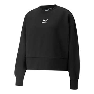 Puma (wmns)  Classics Puff Sleeve Crew Neck Sweatshirt 'black'