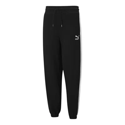 Puma (wmns)  Classics Relaxed Joggers Logo Printing Sports Trousers Black