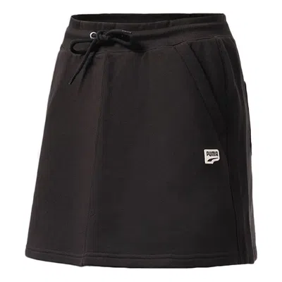 Puma (wmns)  Classics T7 Skirt Athleisure Casual Sports Drawstring Black
