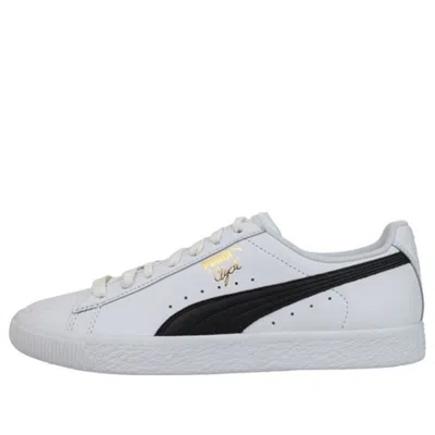 Puma (wmns)  Clyde Core Foil 'white Black Gold' In Gray