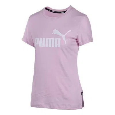 Puma (wmns)  Comfortable Casual T-shirt 'purple White'