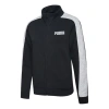 Puma (wmns)  Contrast Stand Collar Color Matching Sweatshirt Black