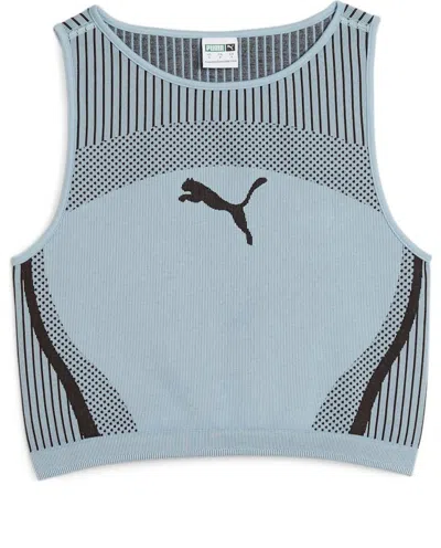 Puma (wmns)  Dare To Crop Top 'turquoise Surf' In Gray