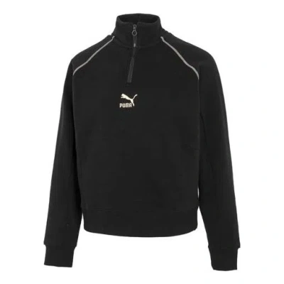 Puma (wmns)  Das Cc Graphic Half-zip Crew 'black'