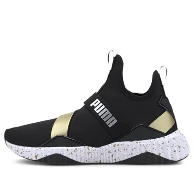 Puma (wmns)  Defy Mid Metal 'black Gold' In Multi