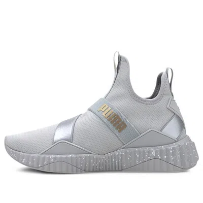 Puma (wmns)  Defy Mid Metal 'high Rise Silver' In Gray