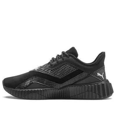Puma (wmns)  Defy Stitched Croc Low Top Running Shoes Black/grey