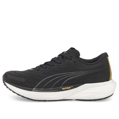PUMA (WMNS) PUMA DEVIATE NITRO 2 'BLACK TEAM GOLD'