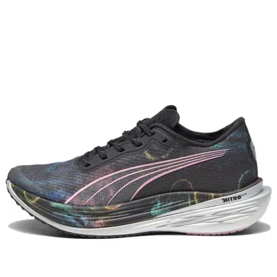 Puma (wmns)  Deviate Nitro Elite 2 Marathon Series Sneakers 'black Pink' In Multi