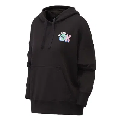 Puma (wmns)  Downtown Graphic Hoodie 'black Blue Pink'