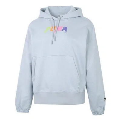 Puma (wmns)  Downtown Logo Hoodie 'teal'