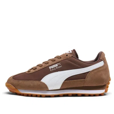 Puma (wmns)  Easy Rider Suede & Nylon 'haute Coffee White Espresso Brown'