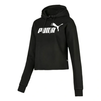 Puma (wmns)  Elevated Essentials Cropped Fleece Hoodie 'black'