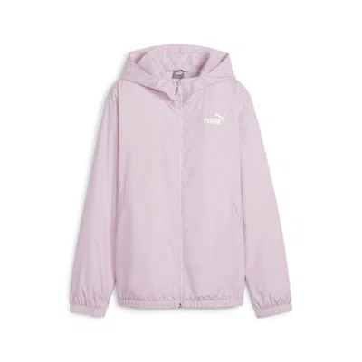 Puma (wmns)  Essentials Solid Windbreaker Jacket 'purple' In Multi