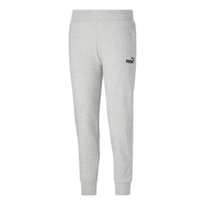 Puma (wmns)  Essentials Sweatpants 'light Grey Heather' In Gray