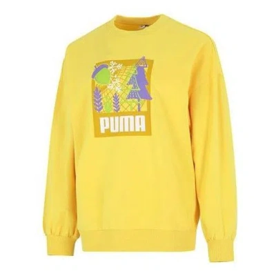Puma (wmns)  Ff Bubble Sleeve Crew Neck Sweatshirt 'yellow'