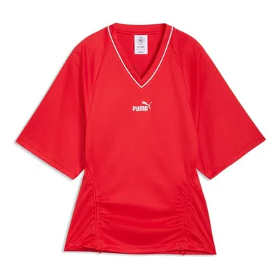 Puma Future..archive Women's Slim Soccer Jersey In Red