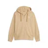 Puma (wmns)  Her Full-zip Hoodie 'tan' In Neutral