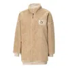 Puma (wmns)  Interstellar Teddy Jacket 'beige' In Brown