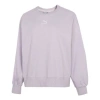 Puma (wmns)  Logo Embroidery Round-neck Sweatshirtpurple