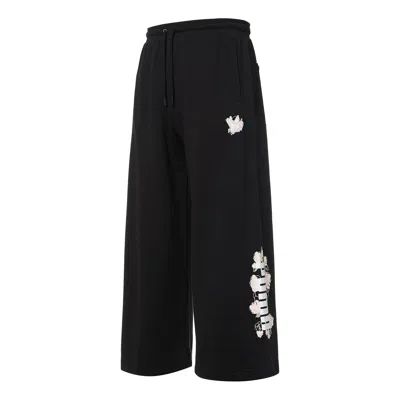 Puma (wmns)  Logo Printing Knitting Casual Pants Black