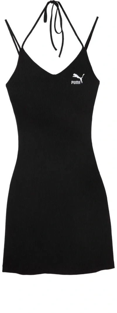 Puma (wmns)  Logo Ribbed Dress 'black'