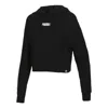 Puma (wmns)  Logo Short Hoodie 'black'