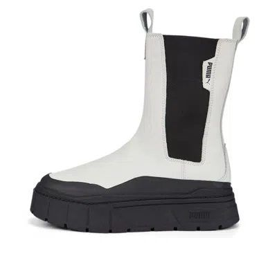 Puma (wmns)  Mayze Stack Chelsea Boots 'vaporous Grey Black' In White