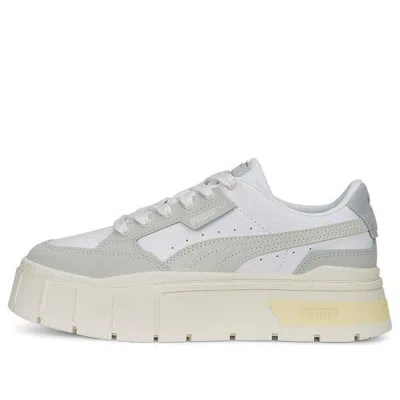 Puma (wmns)  Mayze Stack Luxe 'nimbus Cloud White' In Animal Print