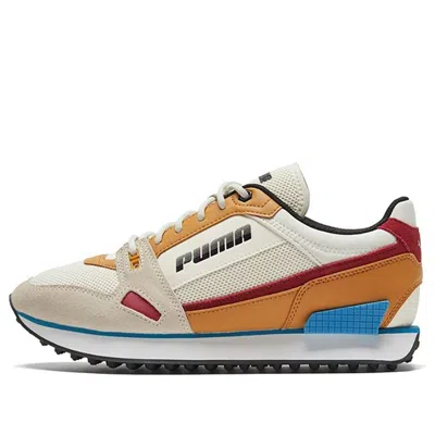 Puma (wmns)  Mile Rider Rf Khaki/yellow/white Low Sneakers In Multi