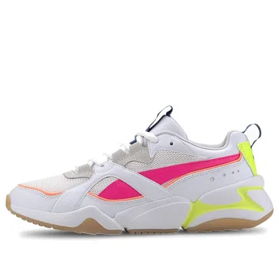 Puma (wmns)  Nova 2 Pink/green/white Low Sneakers In Multi
