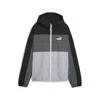Puma (wmns)  Oversized Hooded Windbreaker 'grey' In Black