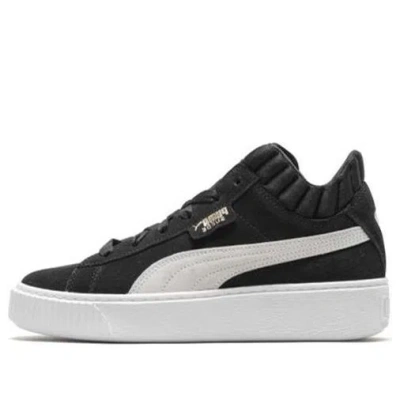 Puma (wmns)  Platform Demi Retro Low Tops Casual Skateboarding Shoes Unisex Black
