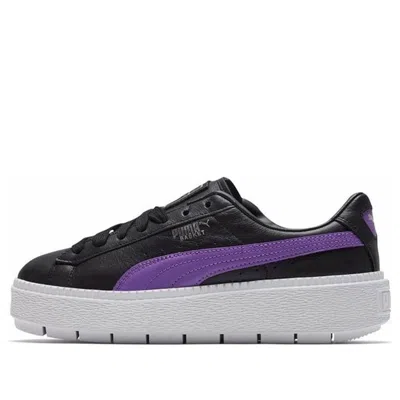 Puma (wmns)  Platform Trace Baseplate Shoes For Black/purple