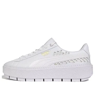 Puma (wmns)  Platform Trace Metallic C Sneakers White
